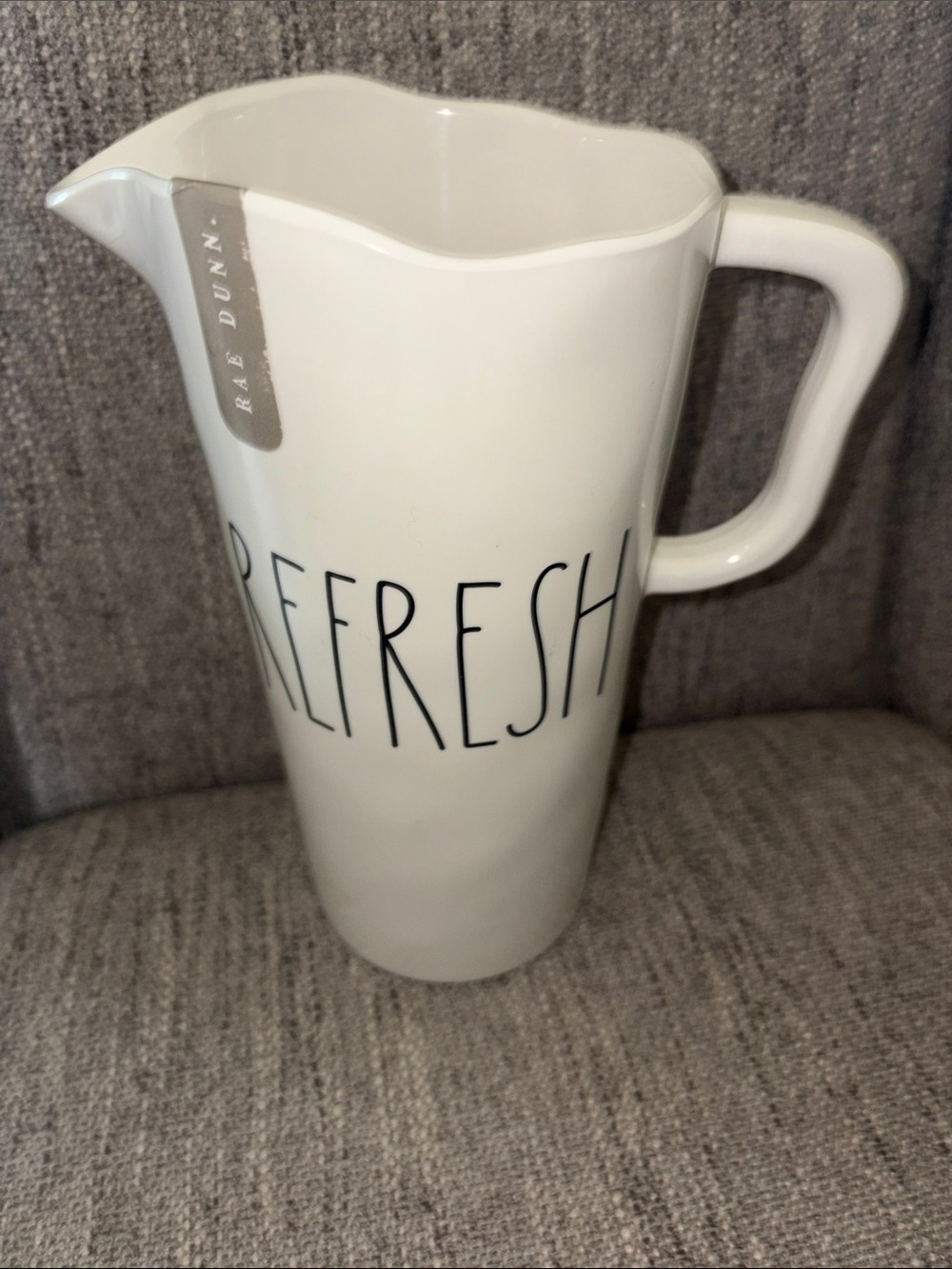 Rae Dunn REFRESH plastic pitcher